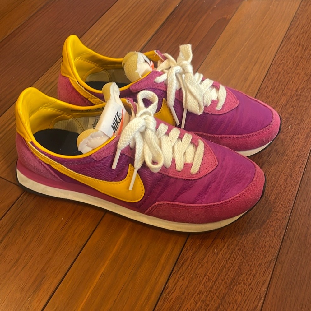 Pink and Yellow Nikes!